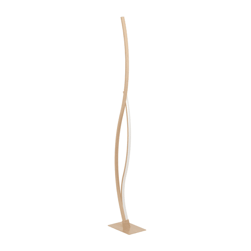 Candeeiro de pé led GRISOLIA efeito madeira marca EGLO 129cm