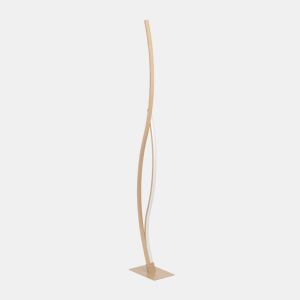 Candeeiro de pé led GRISOLIA efeito madeira marca EGLO 129cm