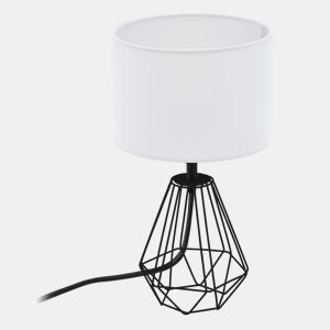Candeeiro de mesa CARLTON 2 preto e branco 30,5cm marca EGLO