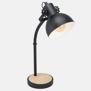 Candeeiro de mesa LUBENHAM preto e castanho marca EGLO 35,5cm