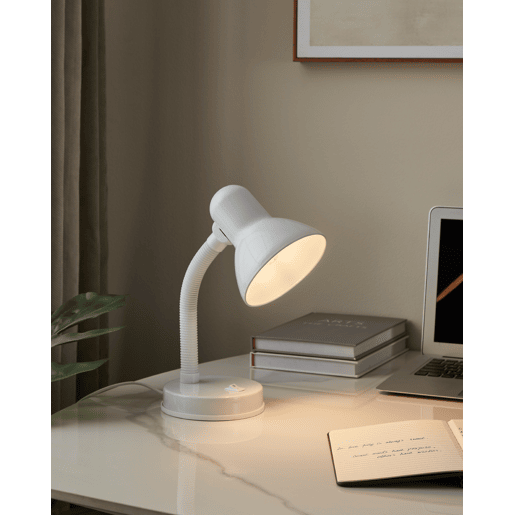 Candeeiro Flexo BASIC 30cm branca marca EGLO Candeeiro Flexo BASIC 30cm branca marca EGLO