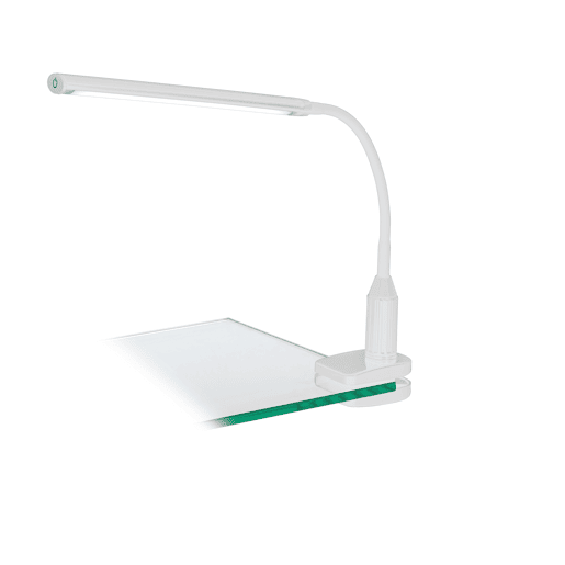 Candeeiro de secretária com braço LAROA led touch branca EGLO