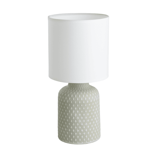 Candeeiro de mesa BELLARIVA cinza e branco 32cm marca EGLO