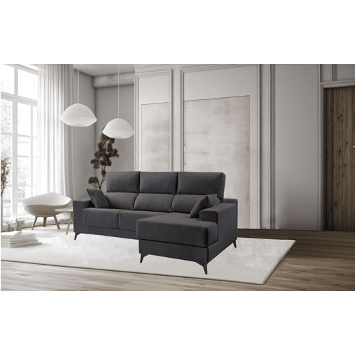 Chaise longue M NOELIA dereita 4 lugares antracite