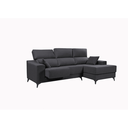 Chaise longue M NOELIA dereita 4 lugares antracite