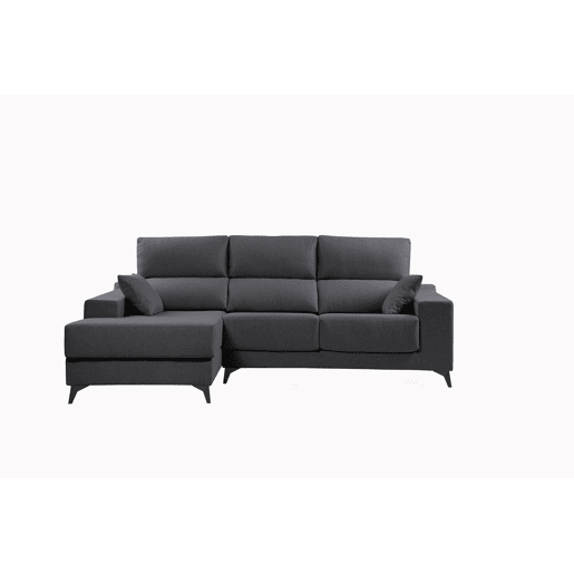 Chaise longue M NOELIA esquerda 4 lugares antracite