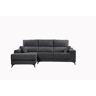 Chaise longue M NOELIA esquerda 4 lugares antracite