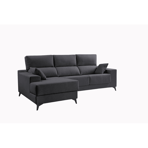 Chaise longue M NOELIA esquerda 4 lugares antracite
