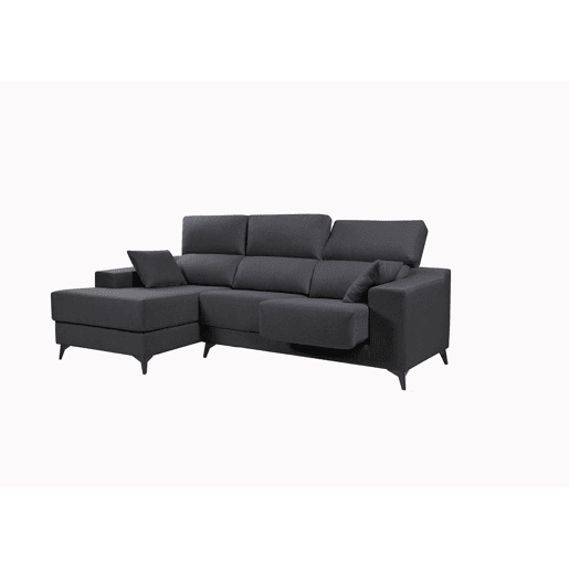 Chaise longue M NOELIA esquerda 4 lugares antracite
