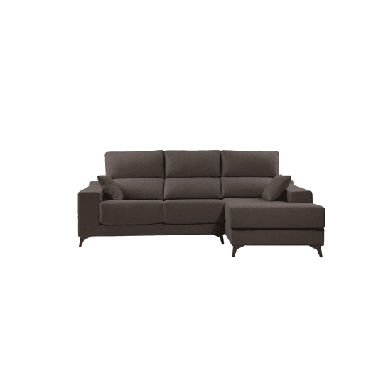 Chaise longue M NOELIA dereita 4 lugares chocolate