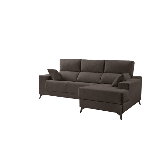 Chaise longue M NOELIA dereita 4 lugares chocolate