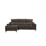 Chaise longue M NOELIA esquerda 4 lugares chocolate