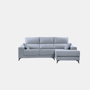 Chaise longue M NOELIA dereita 4 lugares azul claro