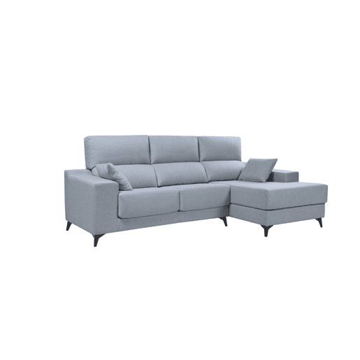 Chaise longue M NOELIA dereita 4 lugares azul claro