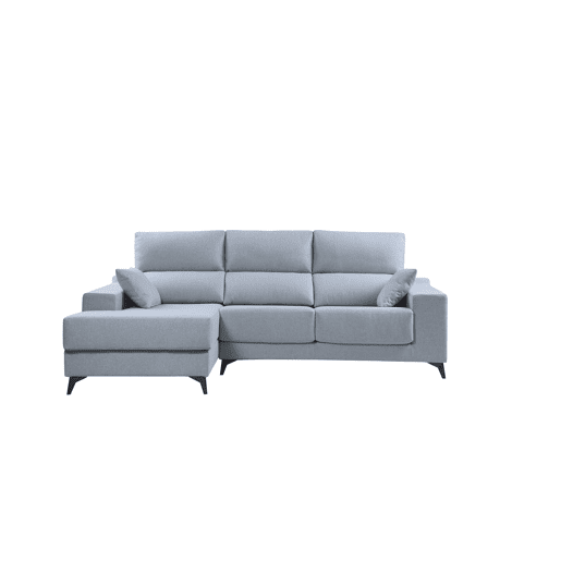 Chaise longue M NOELIA esquerda 4 lugares azul claro