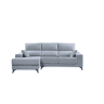 Chaise longue M NOELIA esquerda 4 lugares azul claro