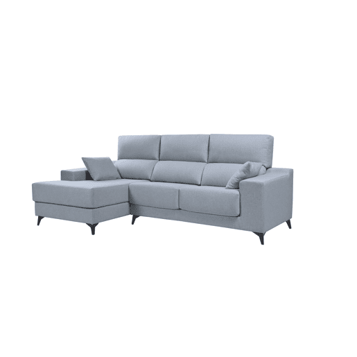 Chaise longue M NOELIA esquerda 4 lugares azul claro