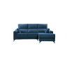 Chaise longue M NOELIA dereita 4 lugares azul marinho