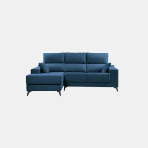 Chaise longue M NOELIA esquerda 4 lugares azul marinho
