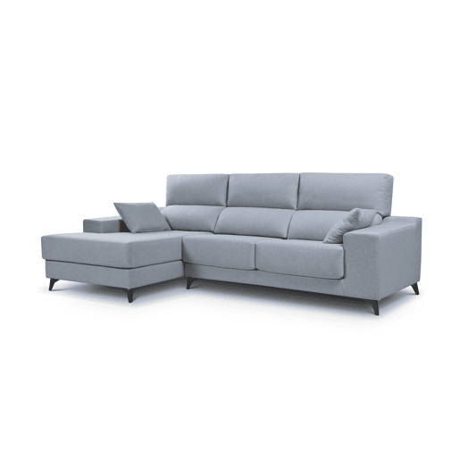 Chaise longue M com arca NOELIA dereita 4 lugares azul claro