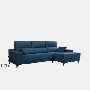 Chaise longue M com arca NOELIA dereita 4 lugares azul marinho