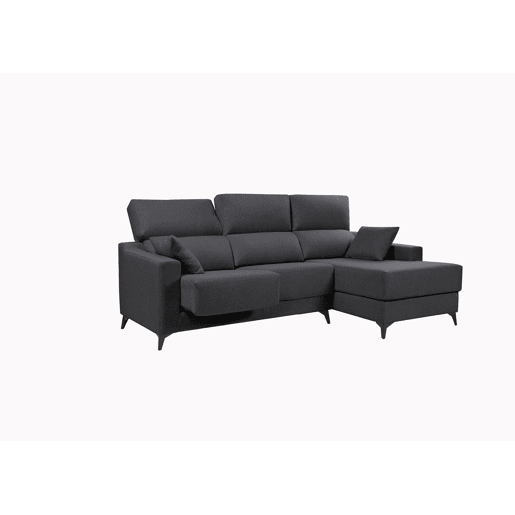 Chaise longue S NOELIA dereita 3 lugares antracite
