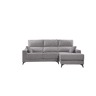 Chaise longue S NOELIA dereita 3 lugares cinza claro