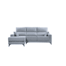 Chaise longue S NOELIA esquerda 3 lugares azul claro