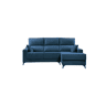 Chaise longue S NOELIA dereita 3 lugares azul marinho