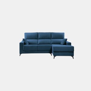 Chaise longue S NOELIA dereita 3 lugares azul marinho