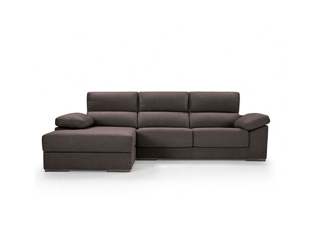Chaise longue XL con arcón NOEMI Marron