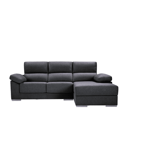 Chaise longue M NOEMI dereita 4 lugares antracite