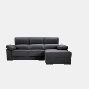Chaise longue M NOEMI dereita 4 lugares antracite