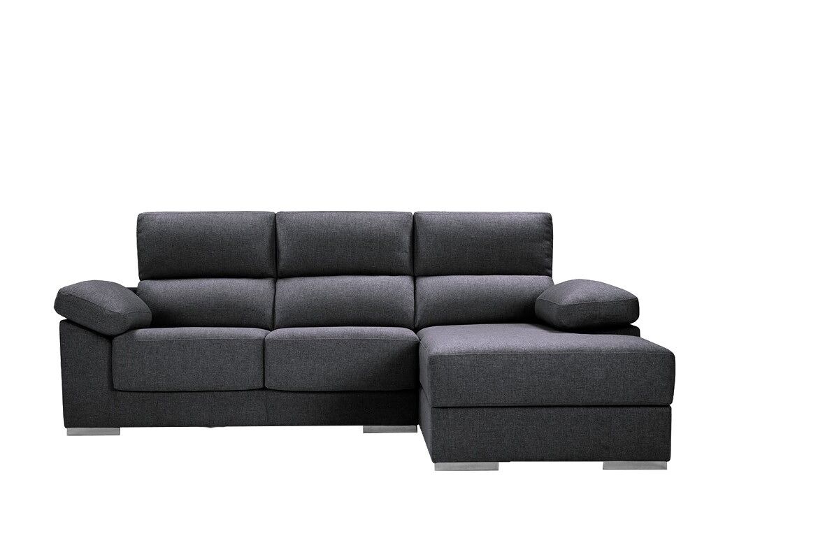 Chaise longue M NOEMI Gris Oscuro