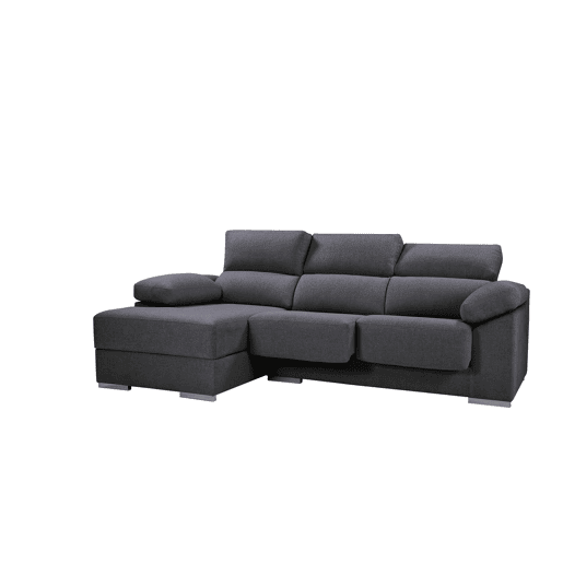 Chaise longue M NOEMI esquerda 4 lugares antracite