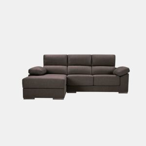 Chaise longue M NOEMI esquerda 4 lugares chocolate