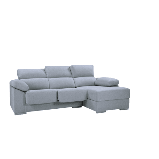 Chaise longue M NOEMI dereita 4 lugares azul claro