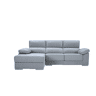Chaise longue M NOEMI esquerda 4 lugares azul claro