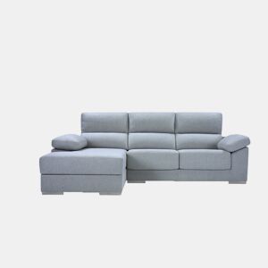 Chaise longue M NOEMI esquerda 4 lugares azul claro