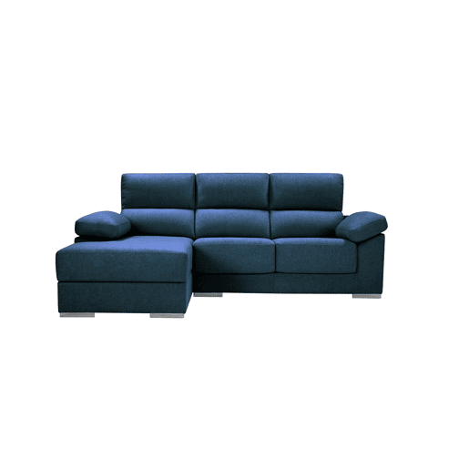 Chaise longue M NOEMI esquerda 4 lugares azul marinho Chaise longue M NOEMI esquerda 4 lugares azul marinho