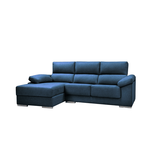 Chaise longue M NOEMI esquerda 4 lugares azul marinho Chaise longue M NOEMI esquerda 4 lugares azul marinho