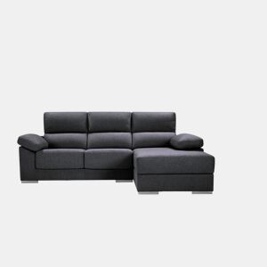 Chaise longue M com arca NOEMI dereita 4 lugares antracite
