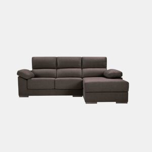 Chaise longue M com arca NOEMI dereita 4 lugares chocolate
