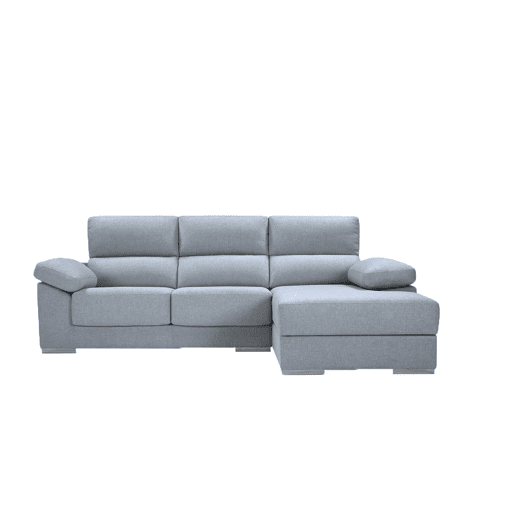 Chaise longue M com arca NOEMI dereita 4 lugares azul claro