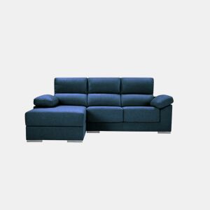 Chaise longue M com arca NOEMI esquerda 4 lugares azul marinho