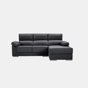 Chaise longue S NOEMI dereita 3 lugares antracite