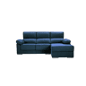 Chaise longue S NOEMI esquerda 3 lugares azul marinho