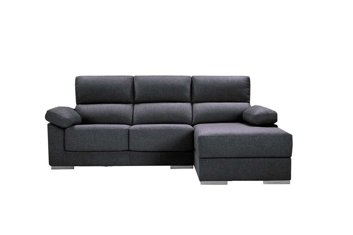 Chaise longue S con arcón NOEMI Marrón