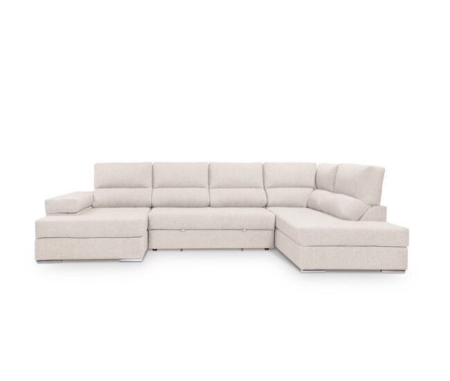 Rinconera u bari xl derecha 4 plazas beige