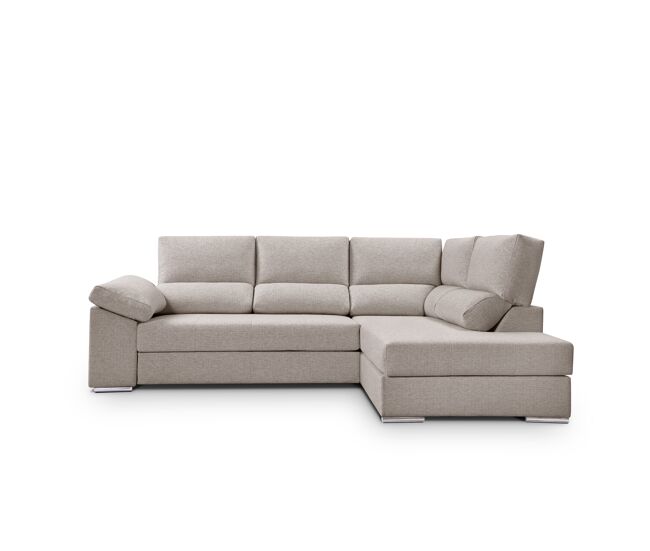 Rinconera l bari xl derecha 4 plazas visón